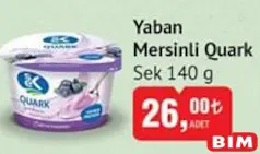 SEK YABAN MERSİNLİ QUARK 140 G